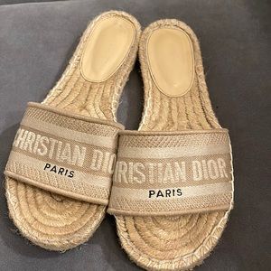 Dior Tan Espadrilles